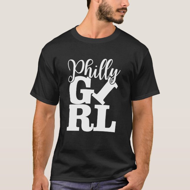 Flickan från Philly Philadelphia husägare Philly J T Shirt (Framsida)