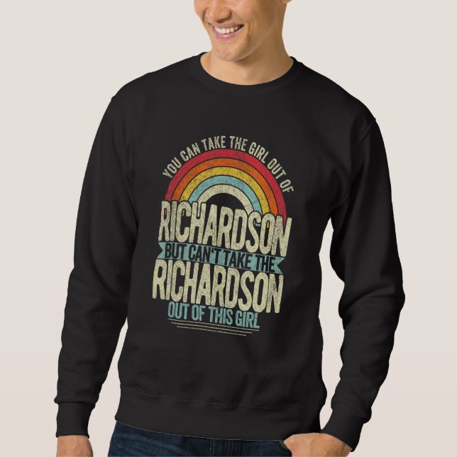 Flickan från Richardson Texas Hometown Home Richar Lång Ärmad Tröja (Framsida)