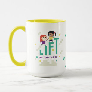 Flickan Geek X: Hiss som du klättrar 15 oz Mugg