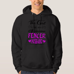 Flickan har en Fantastisk Fencer Make Hoodie
