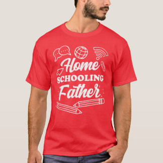Flickan Homeschooling Far Pappa Homeschool Pappa T Shirt