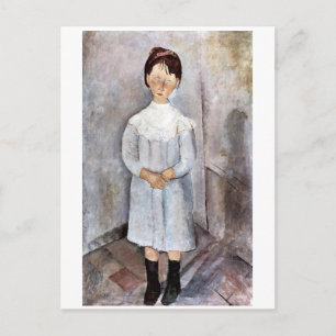 Flickan i Blue, Modigliani Vykort