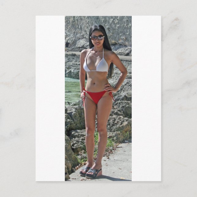 Flickan i Boracay Vykort (Framsida)