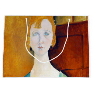 Flickan i en Grönt Blouse, Modigliani