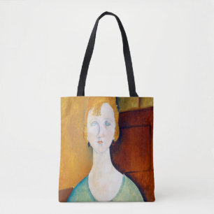 Flickan i en Grönt Blouse, Modigliani Tygkasse