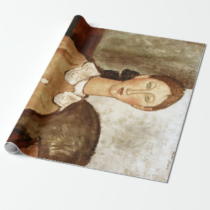 Flickan i en Gult Dress, Modigliani Presentpapper