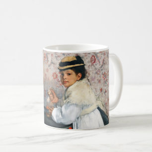 Flickan i en Hat, Edgar Degas Kaffemugg