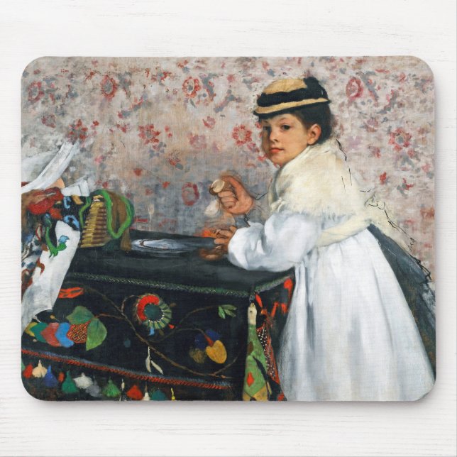 Flickan i en Hat, Edgar Degas Musmatta (Framsidan)