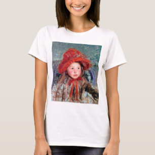 Flickan i en stor rödhatt, Mary Cassatt T Shirt
