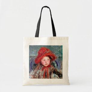 Flickan i en stor rödhatt, Mary Cassatt Tygkasse