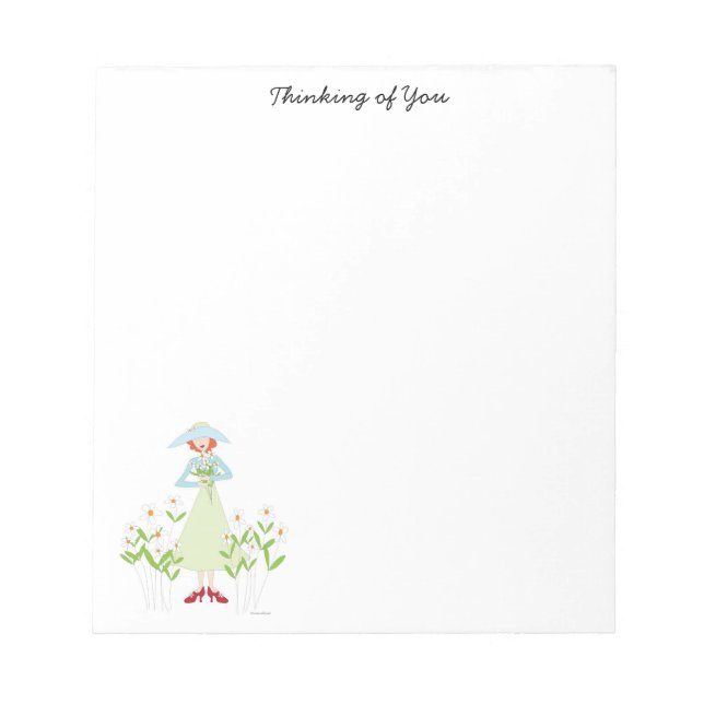 Flickan i en trädgård av dårar anteckningsblock (Framsida)