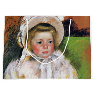 Flickan i en vit Bonnet, Mary Cassatt