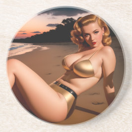Flickan i Golden Bikini Underlägg