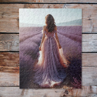 Flickan i lavender pussel