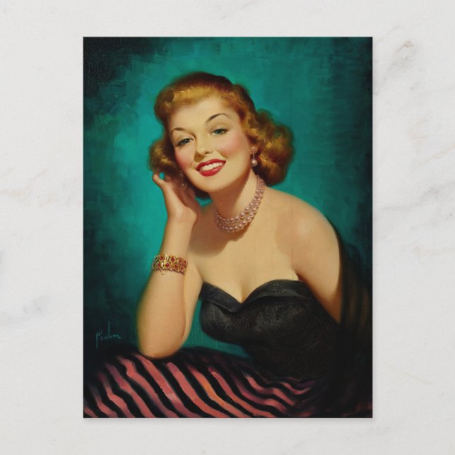 Flickan i mina drömmar vykort (Framsida)