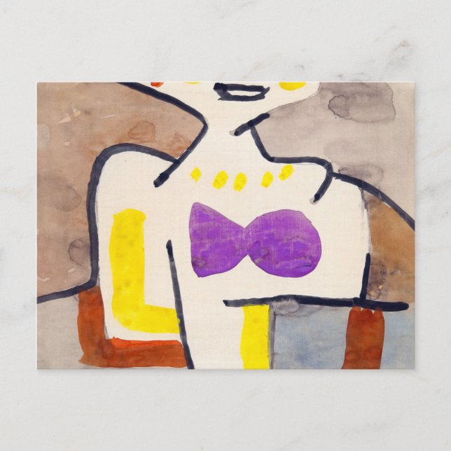 Flickan i norr, 1939 av Paul Klee Vykort (Framsida)