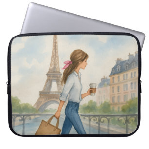 Flickan i Paris Laptop Fodral