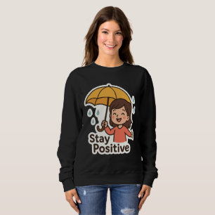 Flickan i regnet, men med ett leende. t shirt