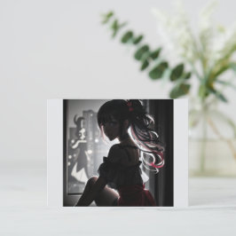 Flickan i skuggan vykort