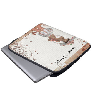 Flickan i sommarhatt laptop fodral