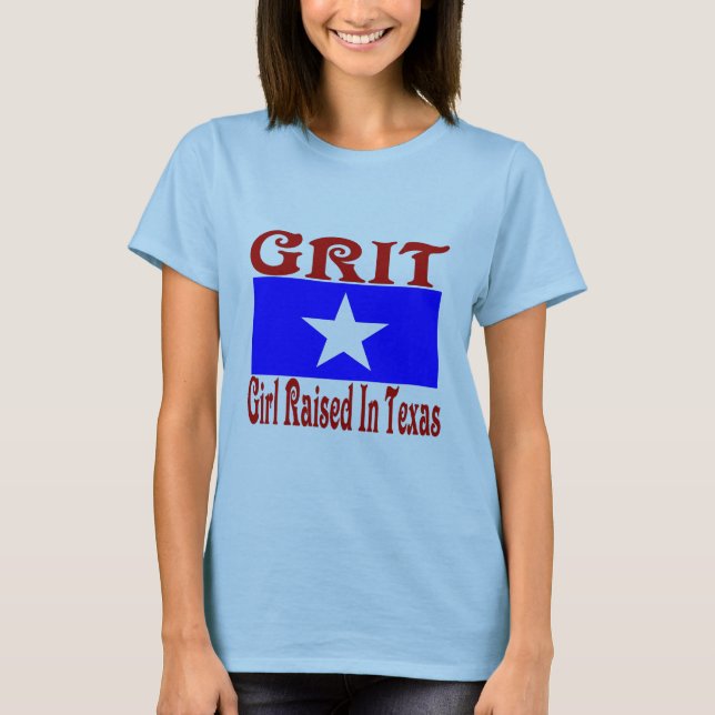 Flickan i Texas T Shirt (Framsida)