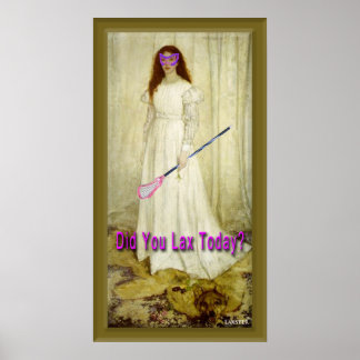 Flickan i vitt poster