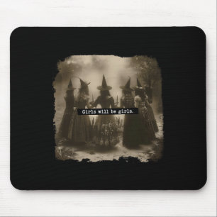 Flickan kommer att bli Girls Witch Halloween Funny Musmatta