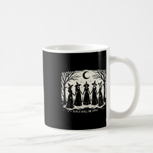 Flickan kommer att bli Girls Witch Witchy Spooky S Kaffemugg