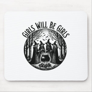 Flickan kommer att bli Girls Witch Witchy Spooky S Musmatta