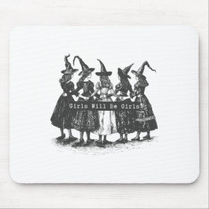 Flickan kommer att bli Girls Witch Witchy Spooky S Musmatta