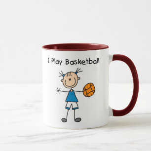 Flickan leker jag basket mugg