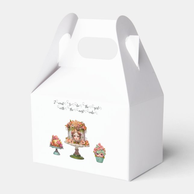 Flickan med det mest tårta citatet presentaskar (Framsidan Sidan)