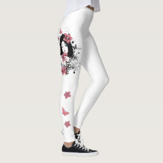 Flickan med fjärilar 3 Leggings