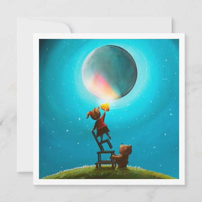 Flickan med gyllene hjärta - Mini-utskrift (Framsida)