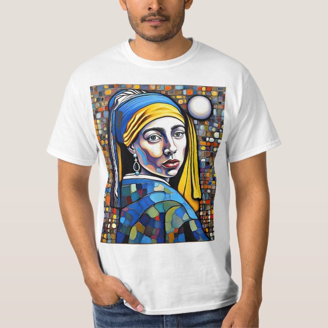 Flickan med pärlörring 1 t shirt (Framsida)