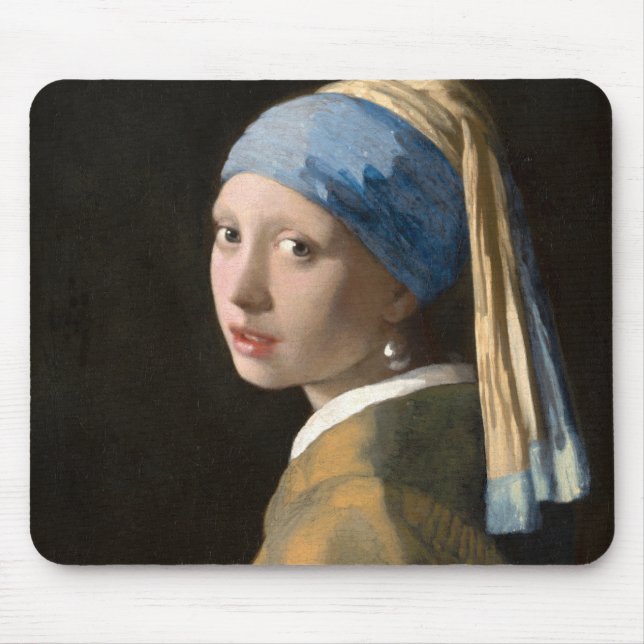 Flickan med pärlörring - Johannes Vermeer Musmatta (Framsidan)