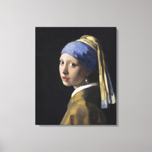 Flickan med Pearl Earring av Johannes Vermeer Canvastryck