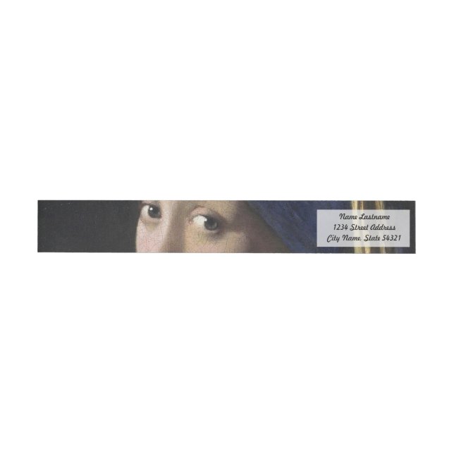 Flickan med Pearl Earring Etikettband (Individual)