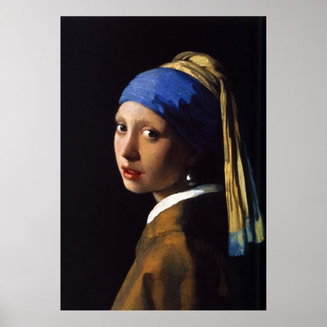 Flickan med Pearl Earring Johannes Vermeer Poster (Framsidan)