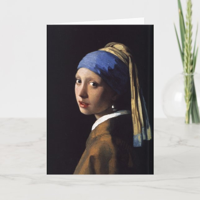 Flickan med Pearl Earring Kort (Framsida)