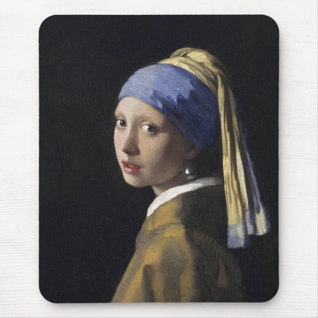 Flickan med Pearl Earring Musmatta (Framsidan)