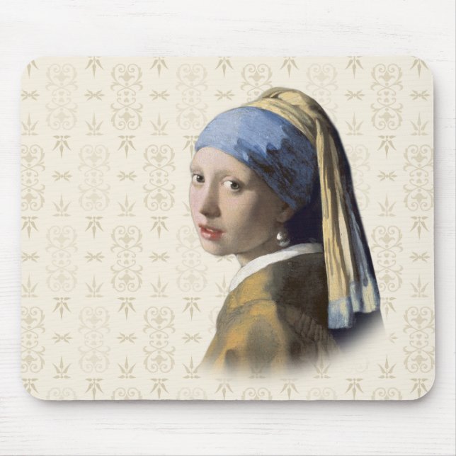 Flickan med Pearl Earring Musmatta (Framsidan)