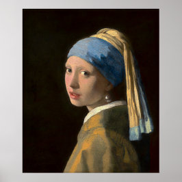 Flickan med Pearl Earring Poster