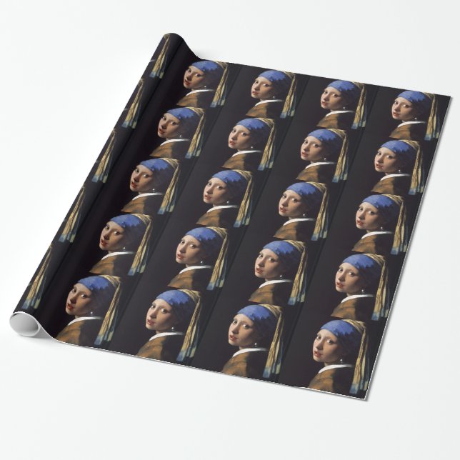 Flickan med Pearl Earring Presentpapper (Utrullad)