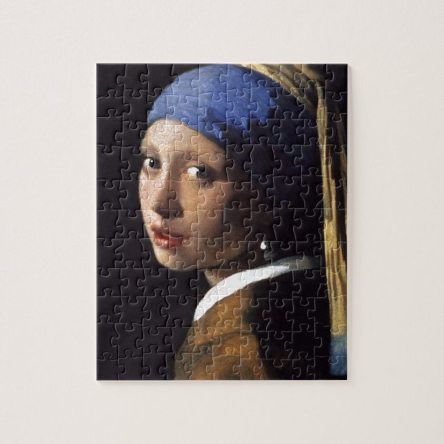 Flickan med Pearl Earring Pussel (Vertikal)