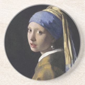Flickan med Pearl Earring Underlägg Sandsten