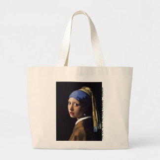 Flickan med Pearl Earring Vermeer Jumbo Tygkasse