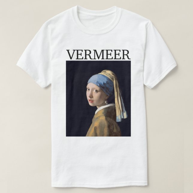 Flickan med Pearl Earring Vermeer T Shirt (Design framsida)