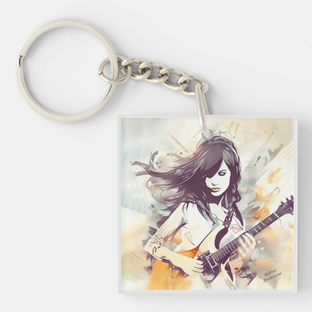 Flickan med rock musik vibes (Framsidan)