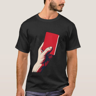 Flickan med rött kort i fotboll t shirt